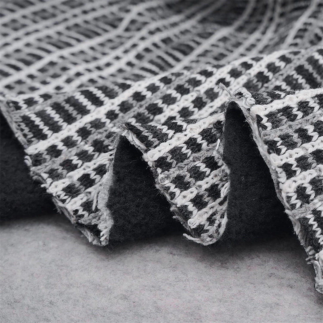 Knitwear Grey grids pet clothing