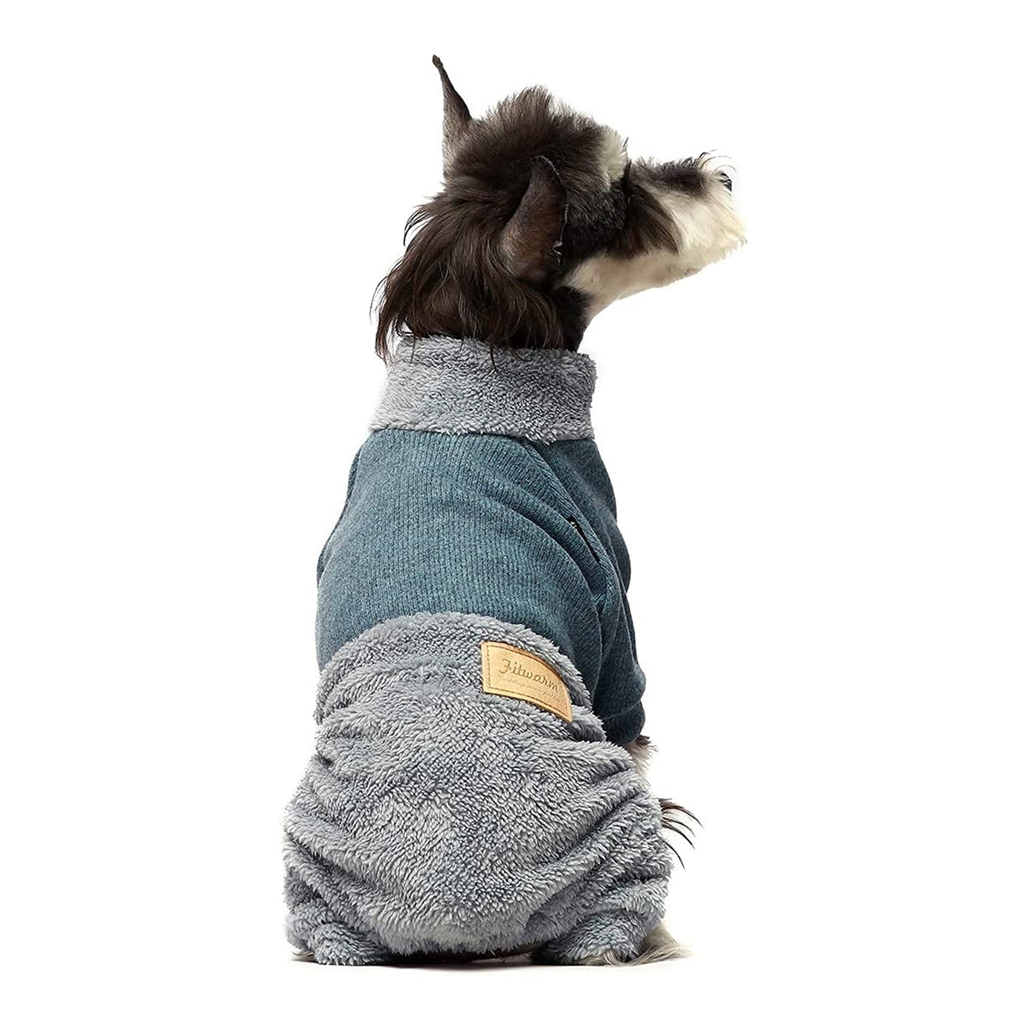 Fuzzy Turtleneck Dog Sweater | Warm Winter Pet Apparel – Fitwarm