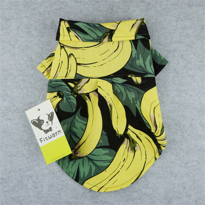 Hawaiian Banana dog clothing