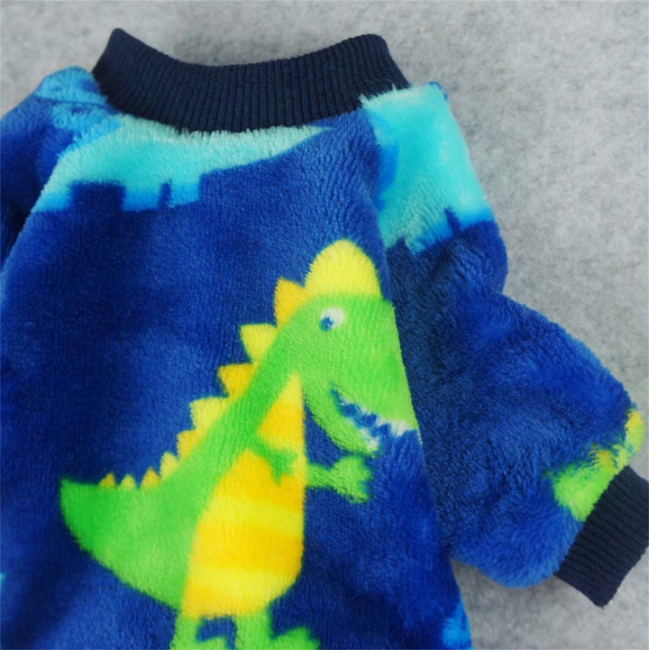 Dinosaur dog onesie
