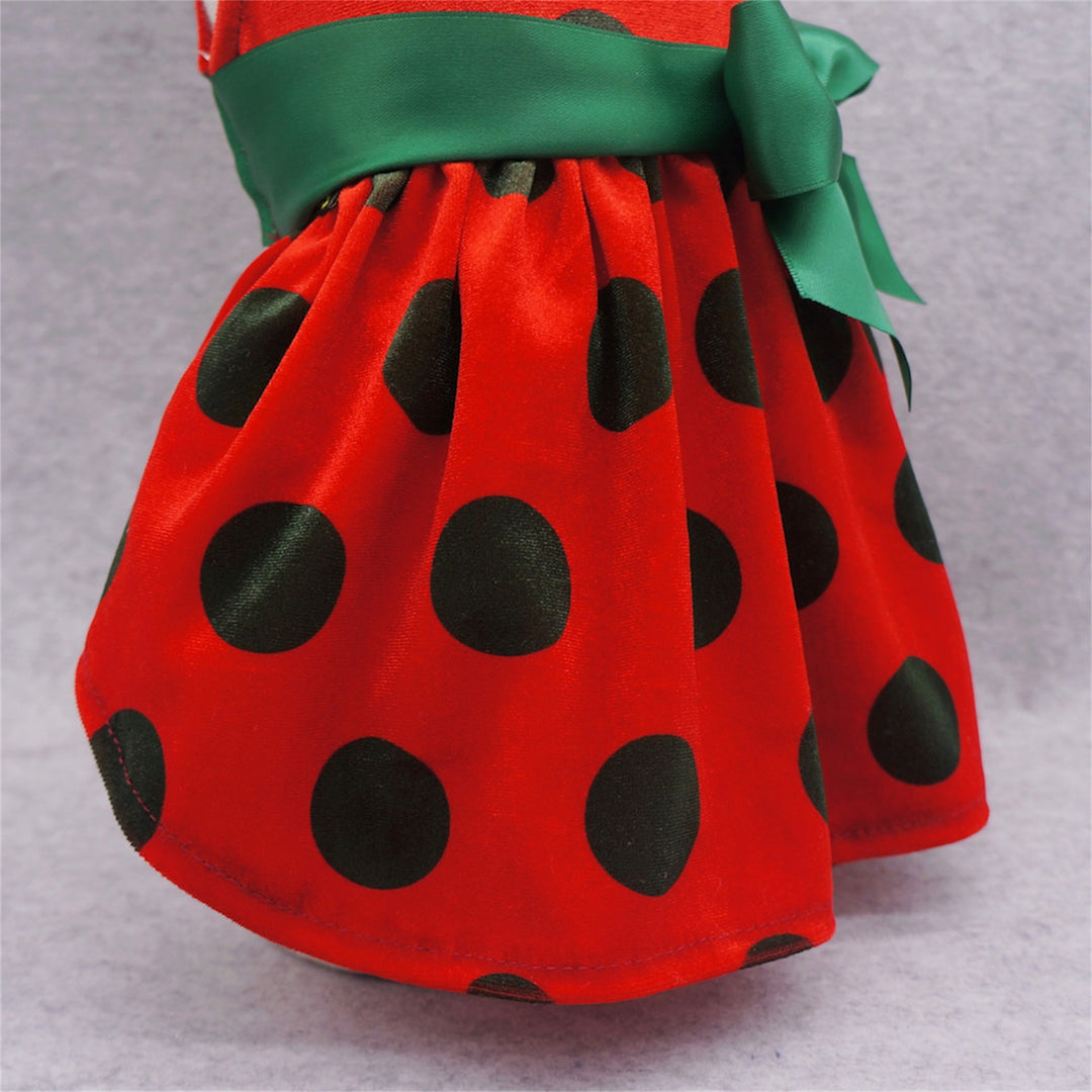 polka dot christmas dress Vintage Christian Dior Polka Dot Dress -Infant Christmas Holiday Darling Dress