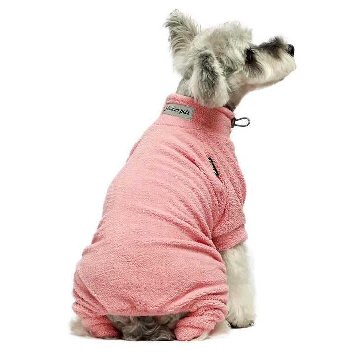 Turtleneck Fuzzy Dog Pajamas