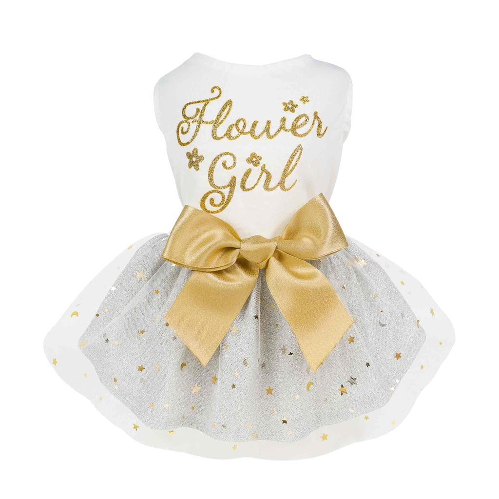 Flower Girl Tulle Dog Clothes - Fitwarm
