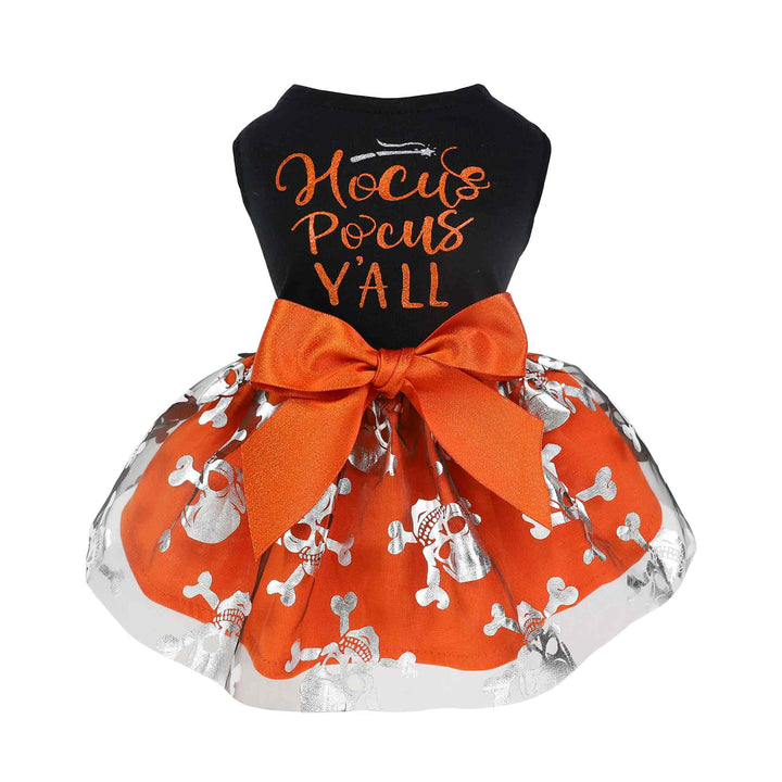 Hocus Pocus Y’ALL Halloween Tulle Dog Clothes - Fitwarm