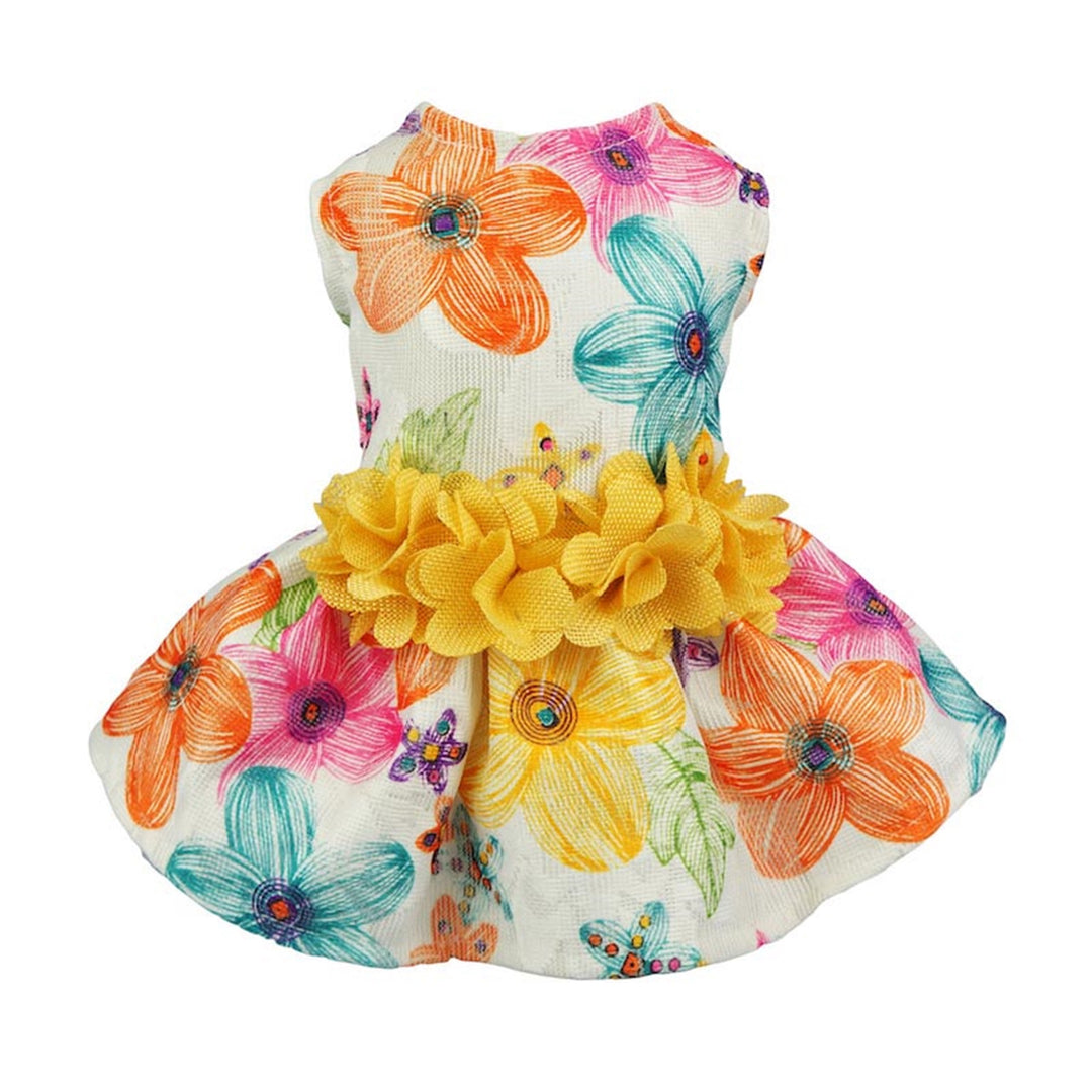 Bright Floral Tulle Dresses - Fitwarm