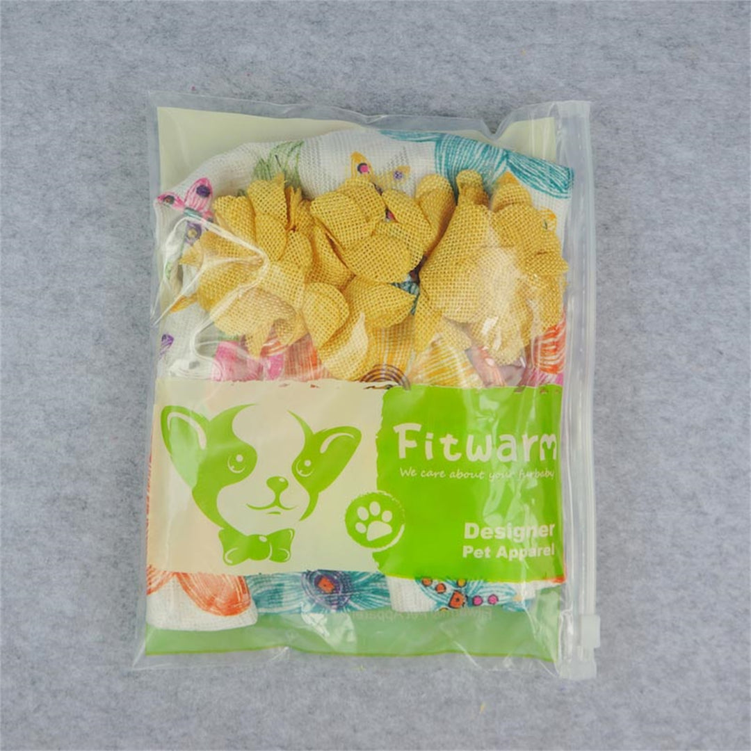 Bright Floral Tulle dog cloths