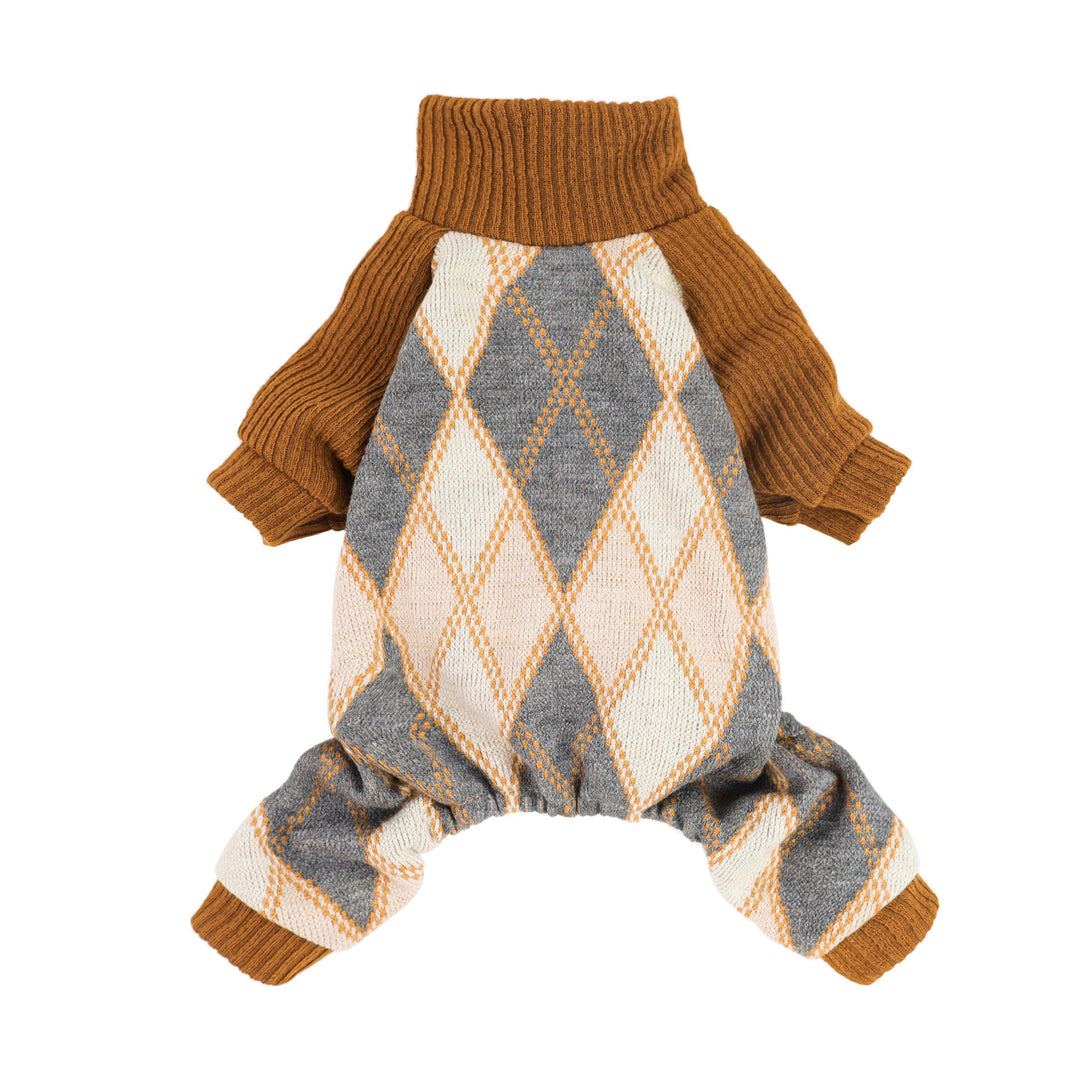Knitted Argyle Dog Clothes - Fitwarm