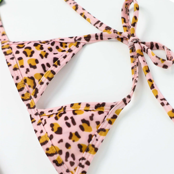 Summer Leopard Bikini Dog Dress