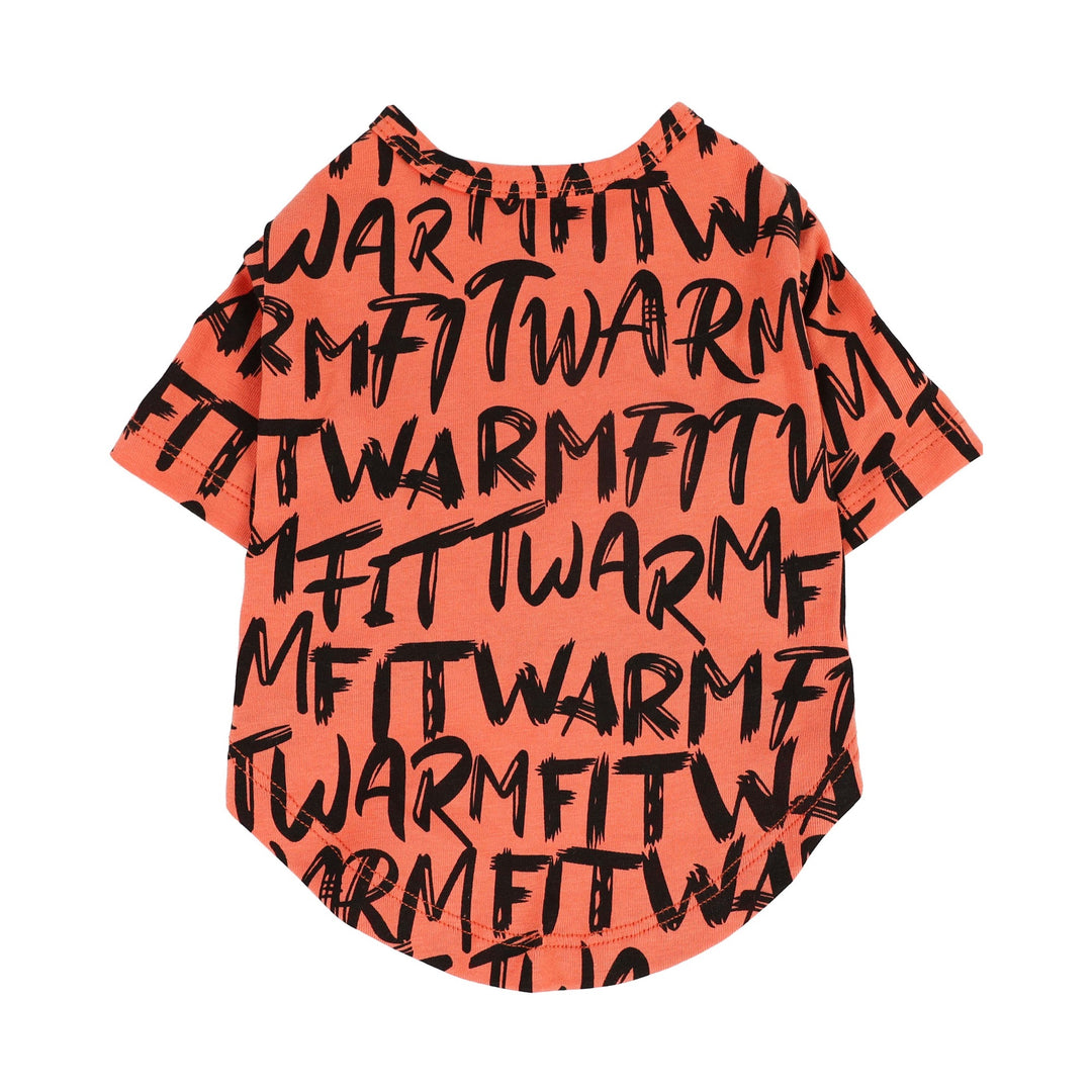Fitwarm Font dog shirt