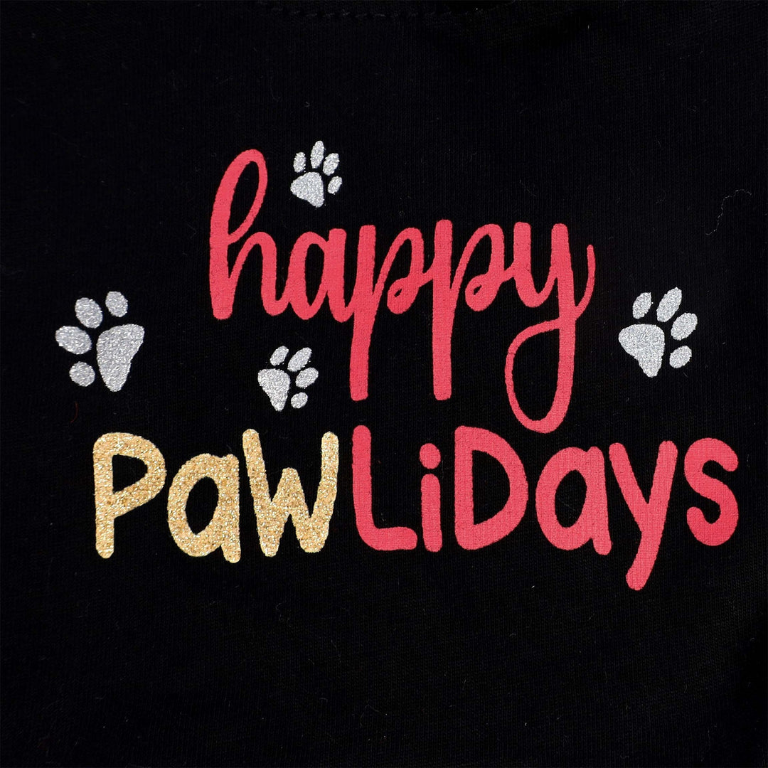 Happy Pawlidays dog cloths