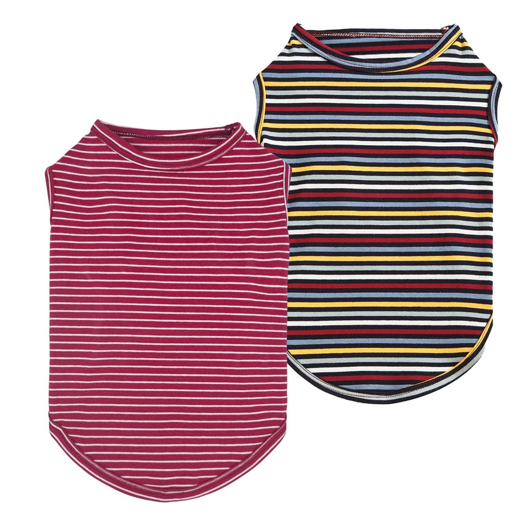 2-Pack Striped clothes for dogs