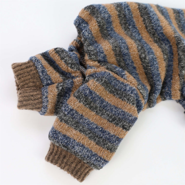 Striped small dog clothes