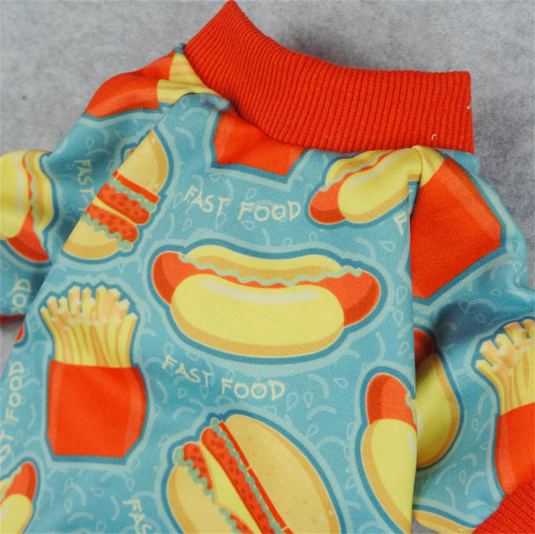 Hamburger Dog Pajamas