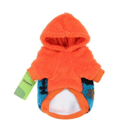 Camo Sherpa small dog hoodie