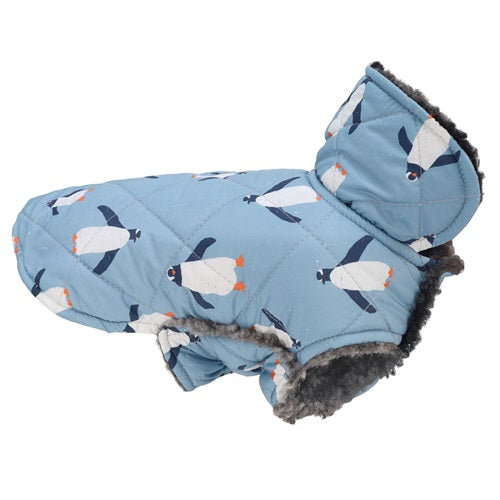 Waterproof Reversible Galaxy/ Penguin Winter dog clothing
