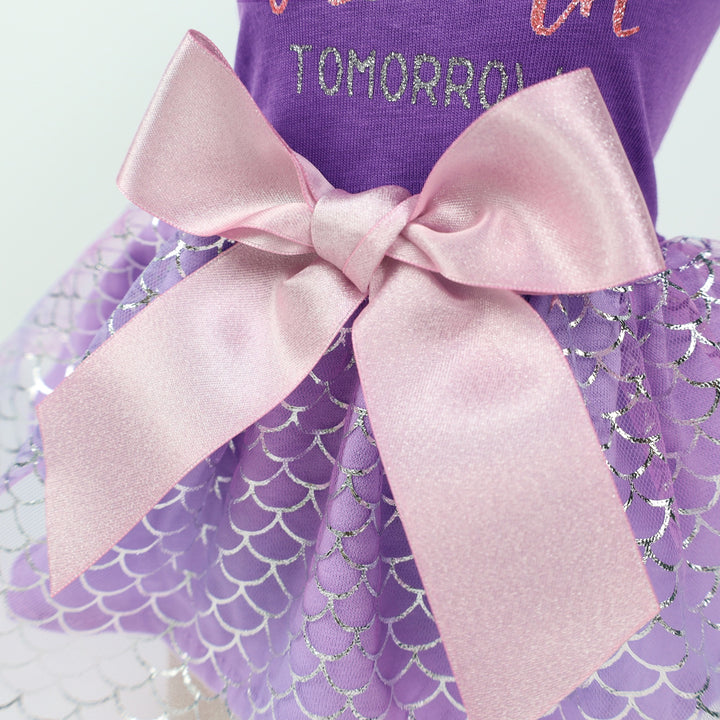Mermaid Today Unicorn Tomorrow Tulle clothes for dogs