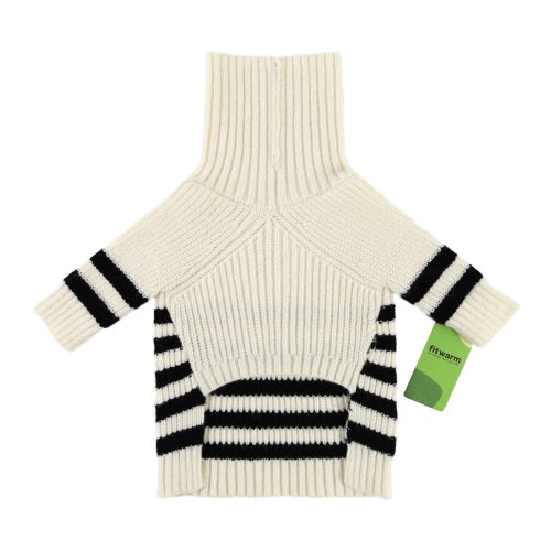 Turtleneck Knitted Striped frenchie clothing
