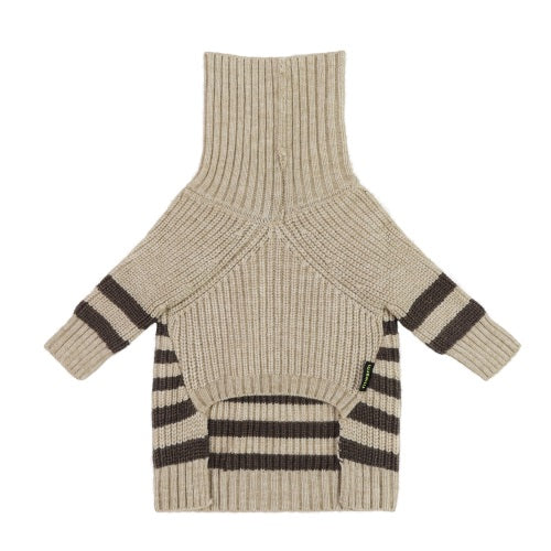 Turtleneck Knitted Striped yorkie clothes