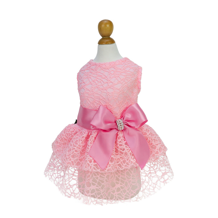 Fancy Tulle Pink dog clothing