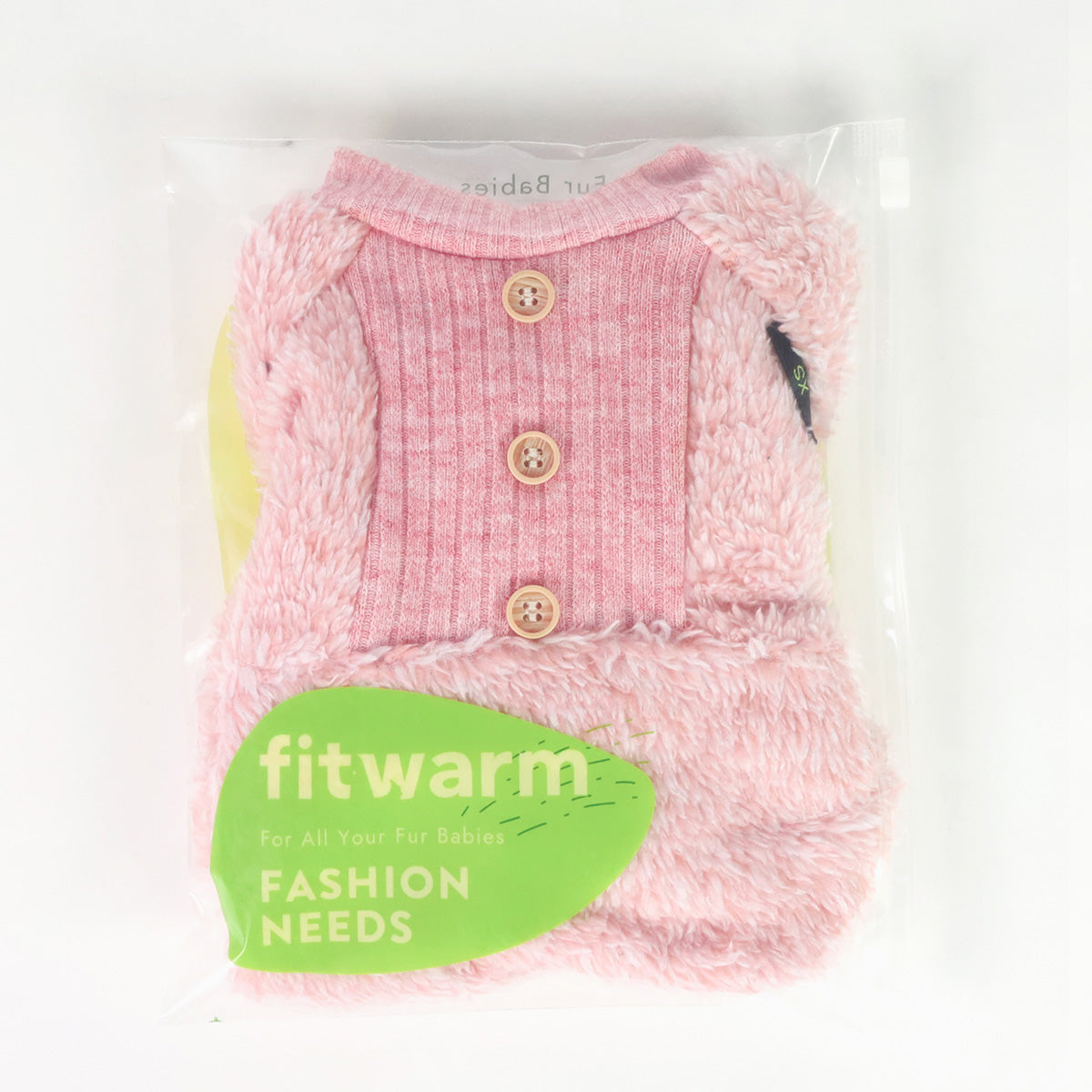 Fuzzy Hunde-Pyjama Mit Rollkragen – Warm, Weich & Gemütlich Für Große Hunde, Größe L In Rosa