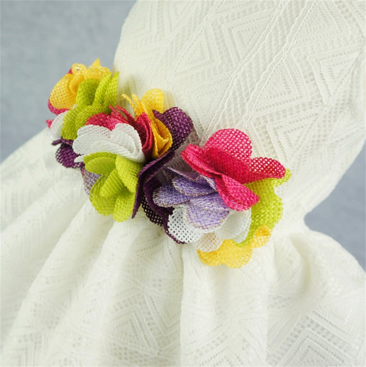 Flowers Belt Wedding clothes for dogs