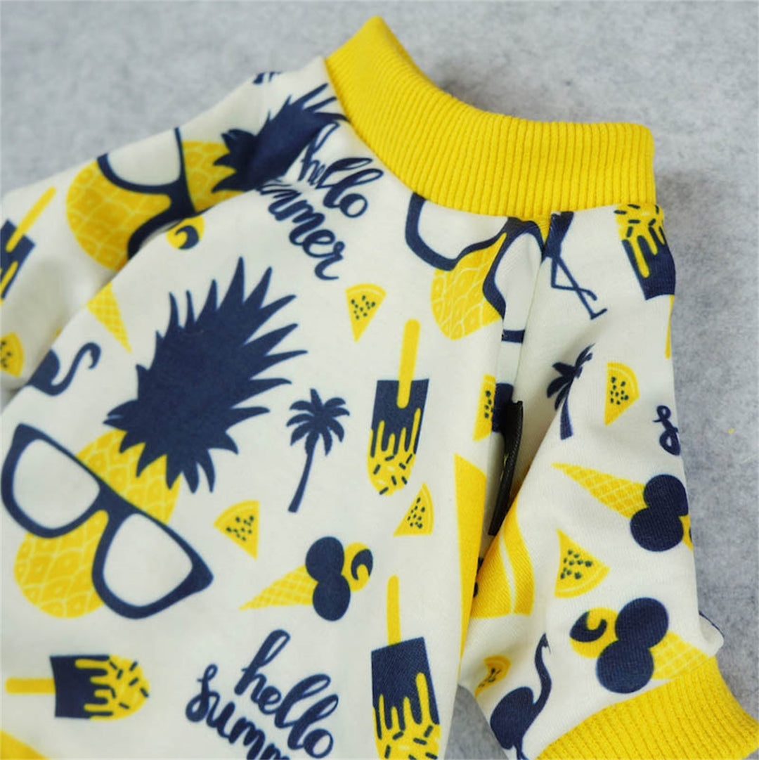 Pineapple dogs clothes