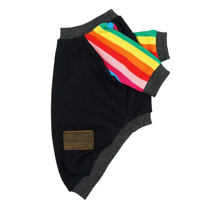 Rainbow dog clothing