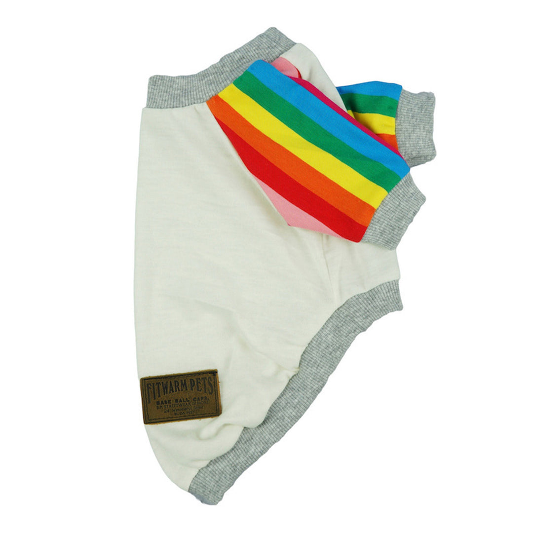 Rainbow dog apparel