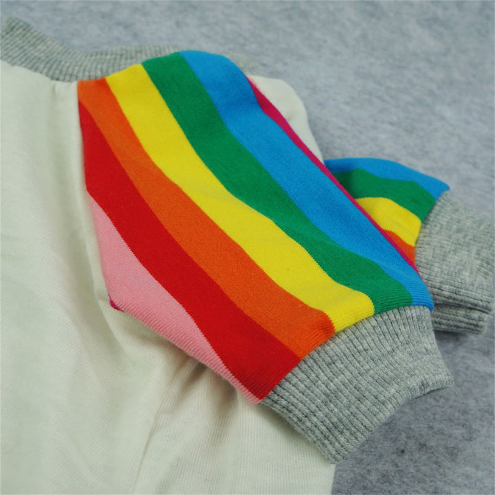 Rainbow pet clothing