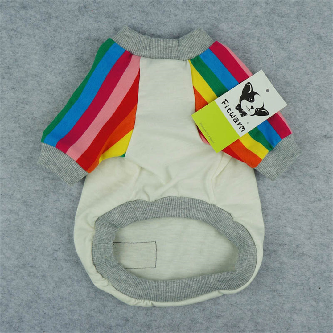 Rainbow pet apparel