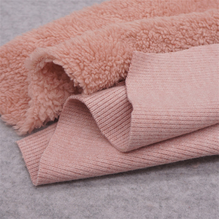 Turtleneck Fuzzy Pink small dog clothes