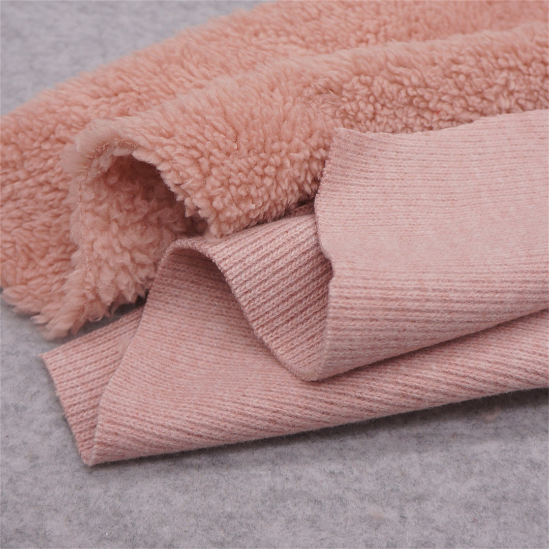 Turtleneck Fuzzy Pink small dog clothes