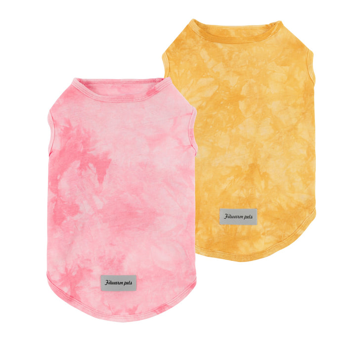 2-Pack Tie Dye dogs clothes
