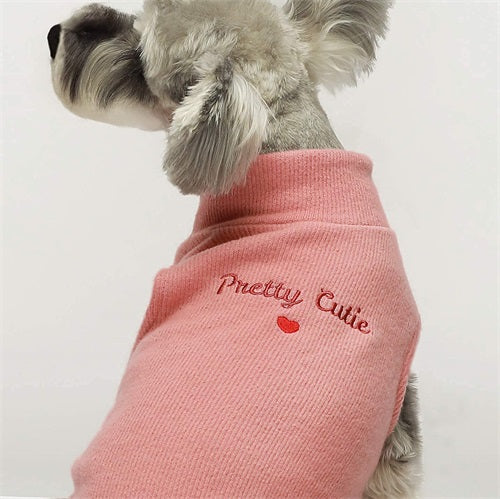 Pretty Cutie Dog Sweater Dress