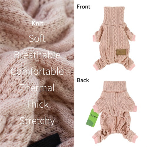 Turtleneck Knitted clothes for dogs