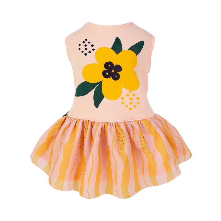 Big Floral Tulle Dog Clothes - Fitwarm