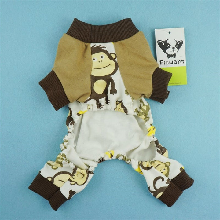 Monkey small dog clothes