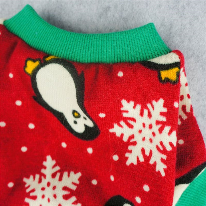 Christmas Penguin dog onesie