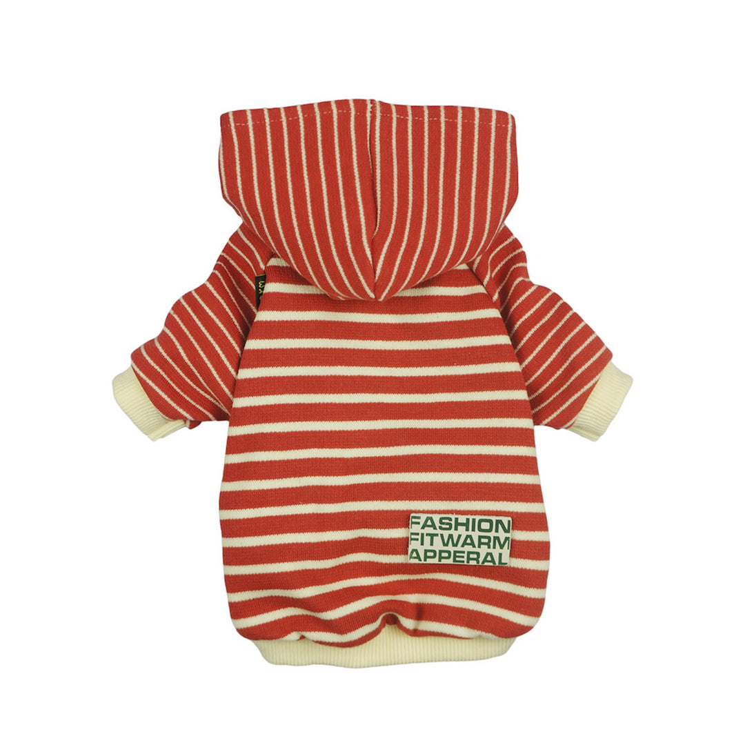 Striped Hooded Shirts - Fitwarm