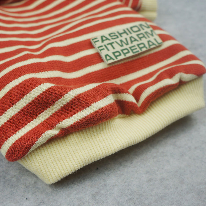 Striped Hooded dog cloths