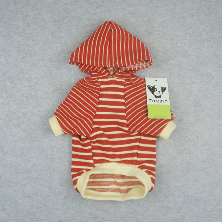 Striped Hooded Shirts