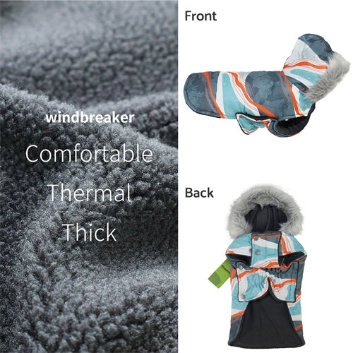 Faux Fur Waterproof Winter Dog Coats
