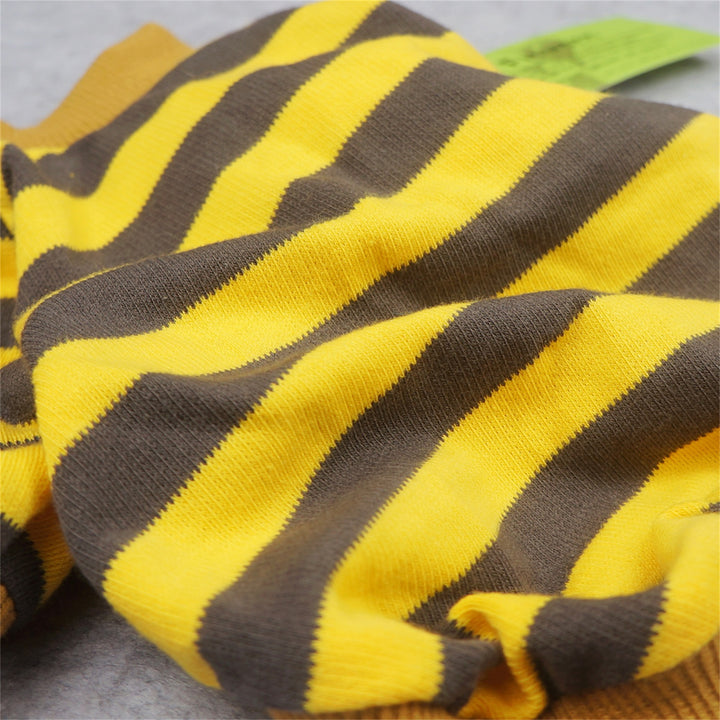 Yellow Striped clothes for dogs